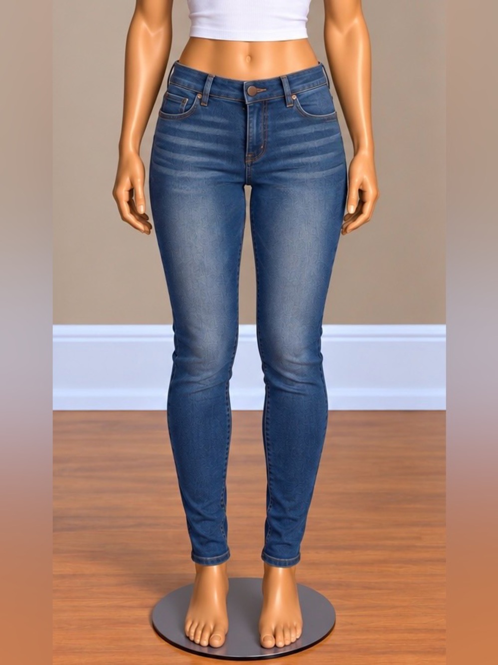 Bullhead Mid Rise Skinniest Jeans Size 0 PacSun 2010s Super Stretch